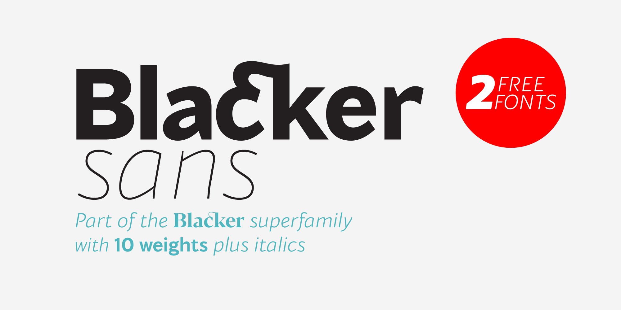 Blacker Sans