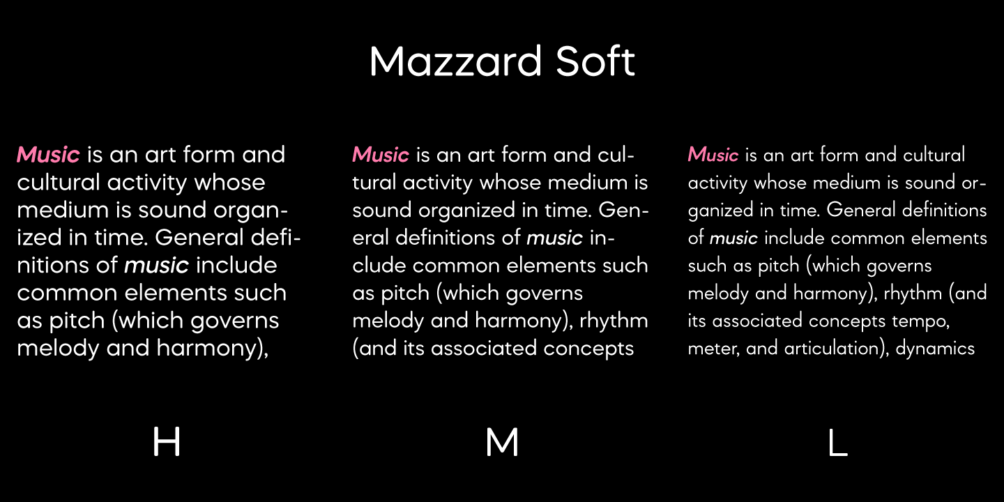 Mazzard Soft 