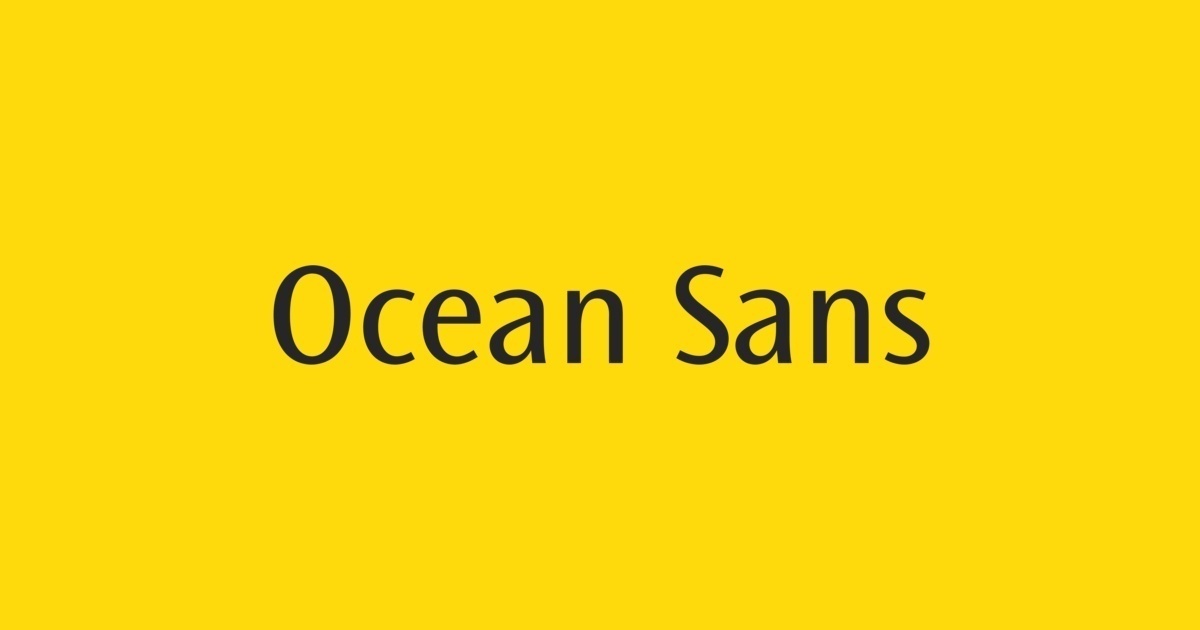 Ocean Sans