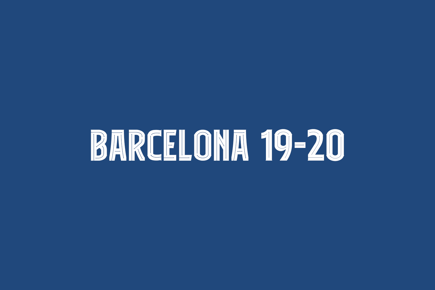 Barcelona 19-20