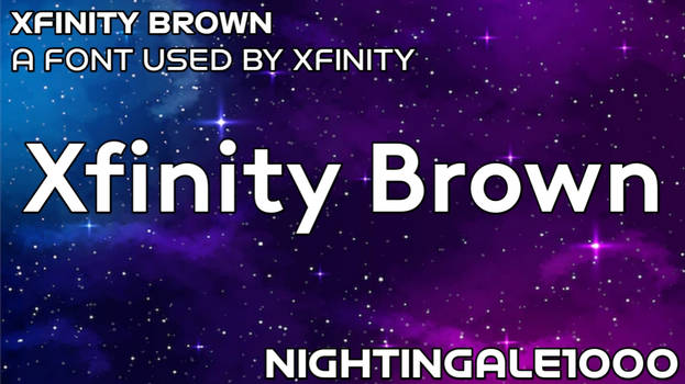 Xfinity Brown