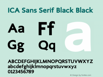 ICA Sans Serif