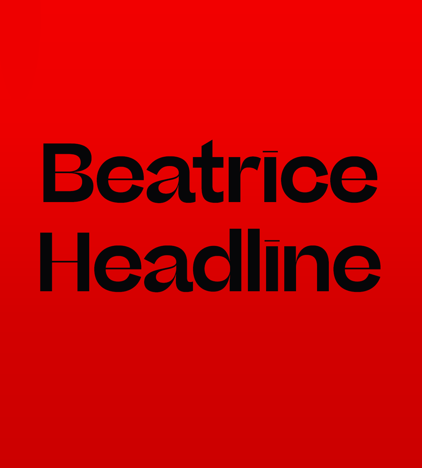 Beatrice Headline
