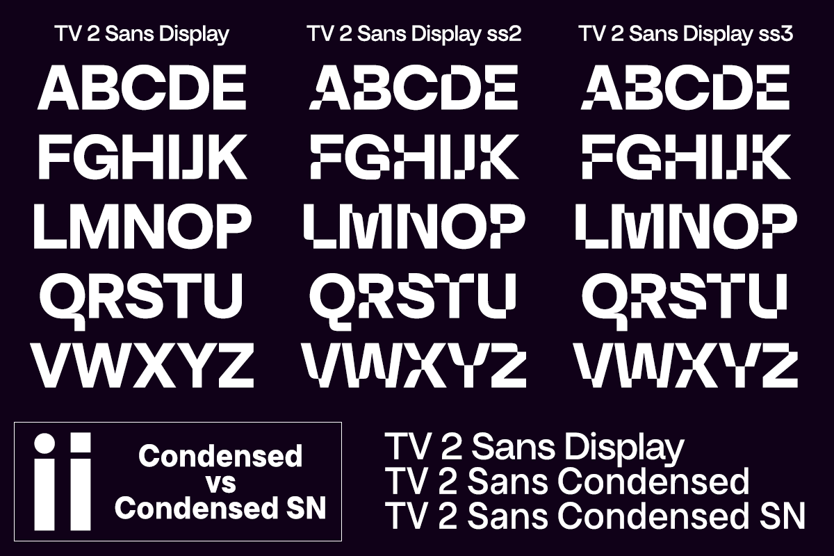 TV 2 Sans Condensed