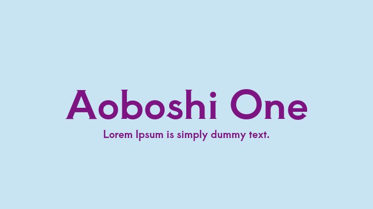 Aoboshi One
